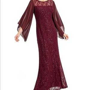 SL fashions embellished gown